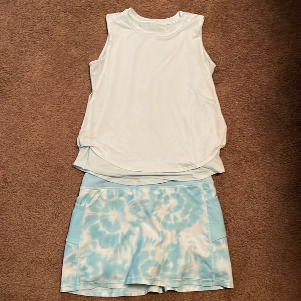 Athleta Girl Bundle-skirt + tank